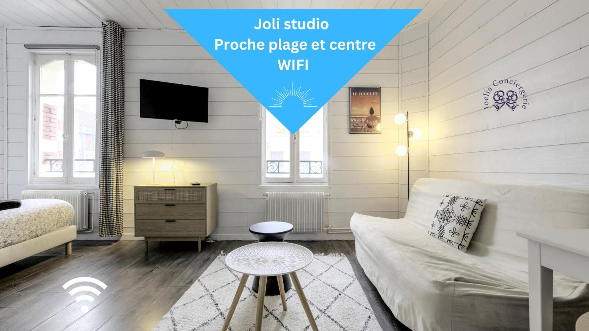 Joli Studio Plein Centre Proche Plage Avec Wi-Fi Le Touquet Ngoại thất bức ảnh